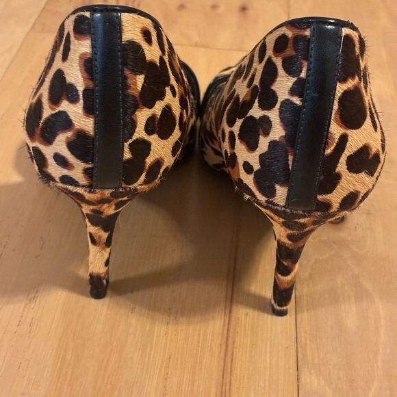 Nine West Leopard Print D'Orsay Pump Women's Size 6M - Picture 5 of 14